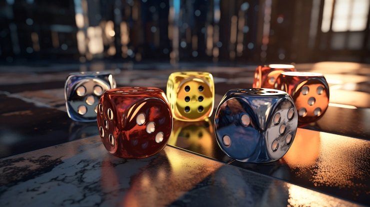 Studio live dealer ceritoto untuk permainan dadu online dengan kamera multi-sudut